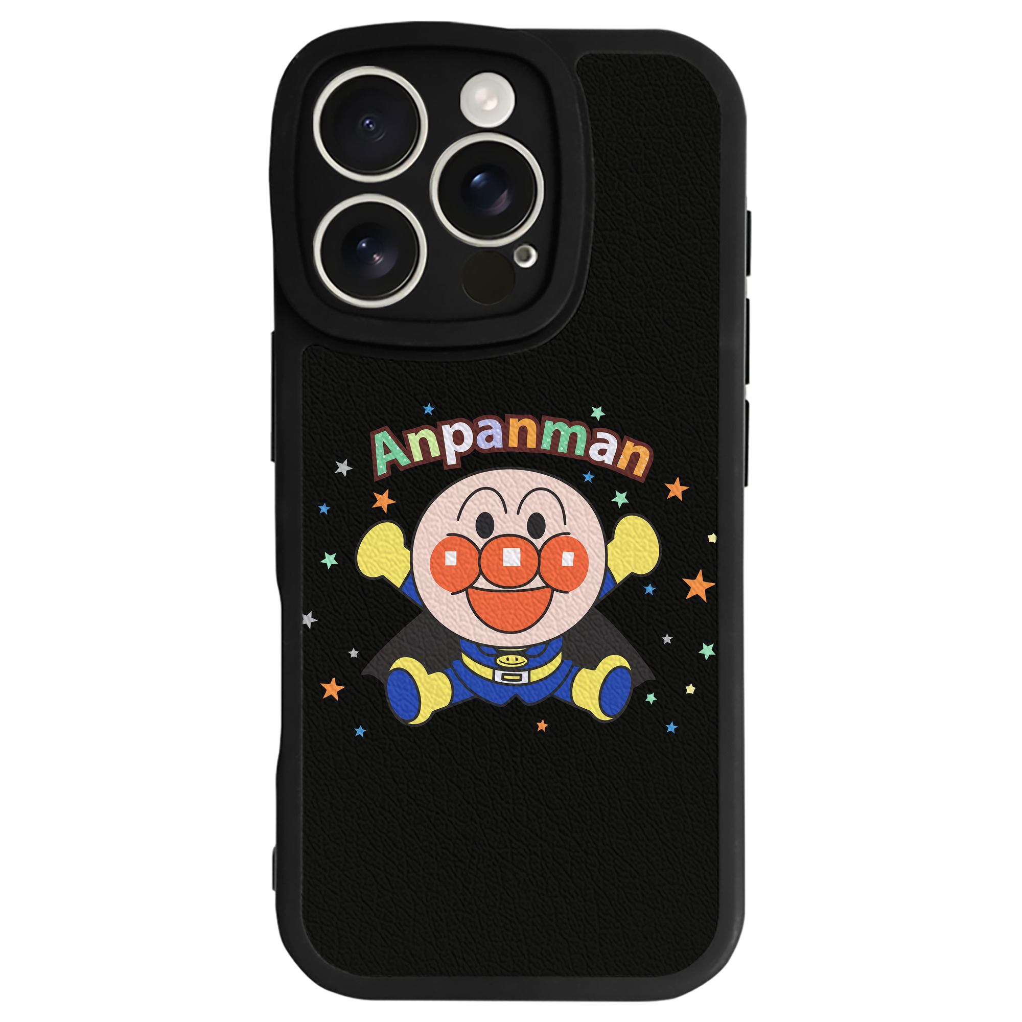 （画像用） アンパンマン Anpanman 【iPhone 16シリーズ対応】シリコンスマホケース（レザー調） 材質：シリコン